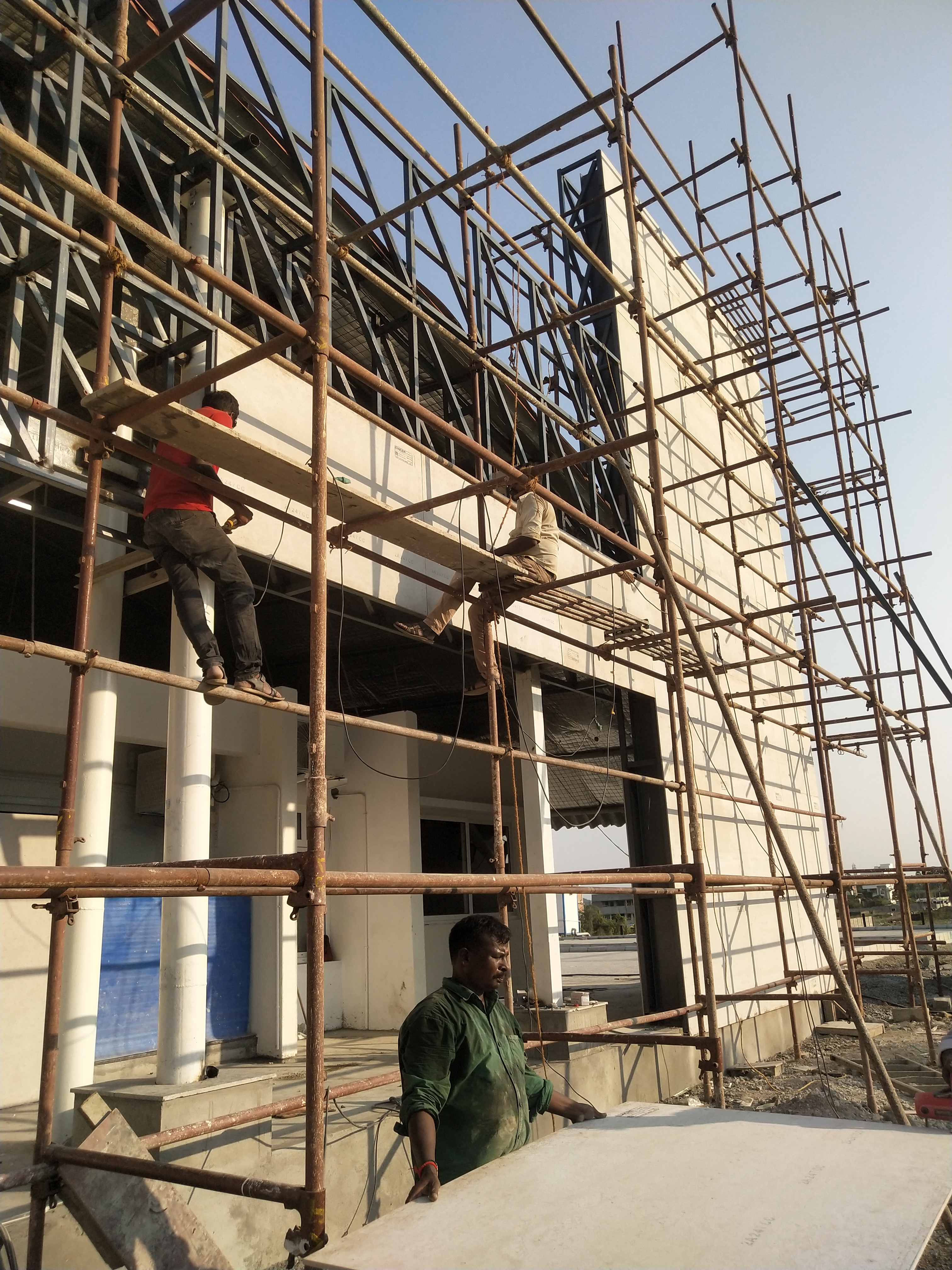 Outer Elevation Frame Work With Bison Board